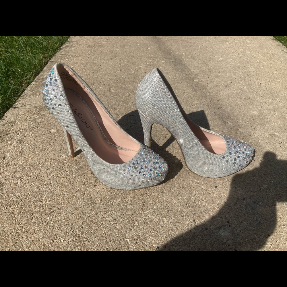 Silver heels
